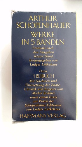 Arthur schopenhauers werke - werke, in