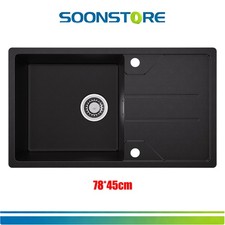 78x45cm Granitspüle