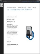 Mennekes Wallbox 11 kw, Amtron Basic 11 C2 mit passendem Standfuß V2A für Amtron