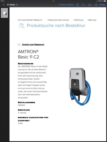 Mennekes wallbox amtron - wallbox, 11