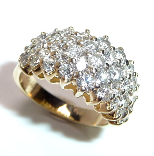 Ring 585 gold ct - ring, 2.00