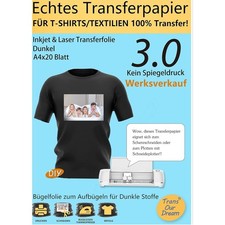 A4 Transferpapier Schwarz