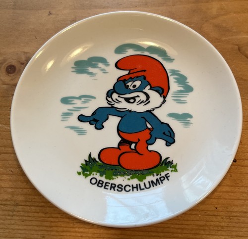 Papa schlumpf unterteller - papa,