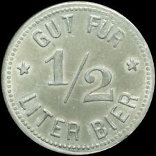 BIERMARKE: "1/2 Liter Bier". BRAUEREI J. WEINZIERL - UNTERNEUHAUSEN ⇒ WEIHMICHL.