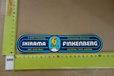 Alter Aufkleber Reise Stadt Land Skigebiet FINKENBERG Zillertal Tirol (BRBA)