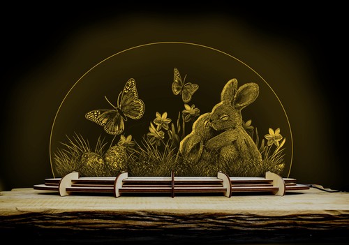 Acrylglasplatte ostermotiv - acrylglasplatte,