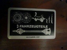 DDR Taschenkalender Metallkalender 1986 IFA Mobile Fahrzeugteile