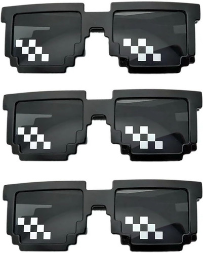 Pixel mosaik brille stk - brille, 3