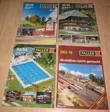 Faller-Kataloge H0-N-Z 93/94 95/96 97/98 – Modellbau leicht gemacht – B. Stein
