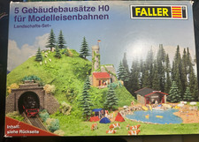 Faller Landschafts-Set mit 5 Gebäuden Top Zustand ungebaut