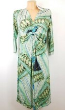 Manou Lenz Kleid Snake Lagune