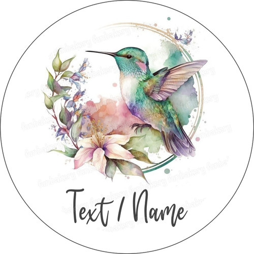 Kolibri vogel tortenaufleger - kolibri,