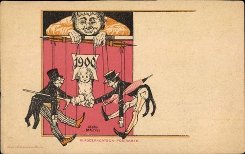 Künstler 1900 zwei herren - künstler, 1900,