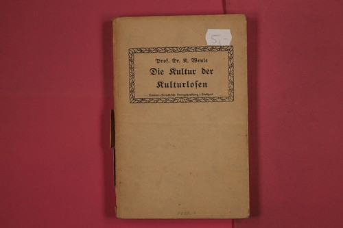 275574 karl weule die - die, kultur
