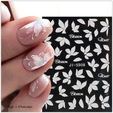 3D Nagel Sticker Nail Art Sticker Selbstklebend Aufkleber Glitzer Nagelsticker