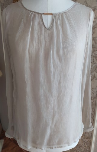 Comma seiden bluse - ,, gr.36-38.