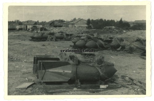 Orig foto fliegerbombe - foto,