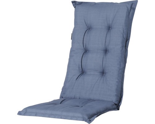 Hochlehnerauflage basic blau - hochlehnerauflage,