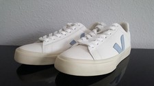 VEJA CAMPO LEATHER WHITE STEEL