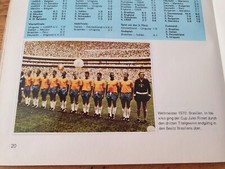 Complete Football sticker album World Cup 1954-74, Pele rookie cards, no Panini