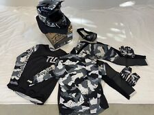 Troy Lee Designs GP Motocross/Enduro-Kit, Outfit Black/Camo tld helm shirt pant