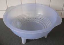 TUPPERWARE XL-Saladin Sieb KÜCHENMEISTER Abseiher Nudelsieb Durchschlag Ø 31cm