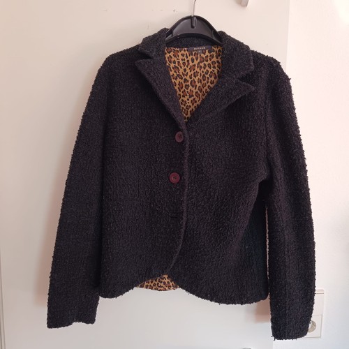 Blazer boucle schwarz - blazer,