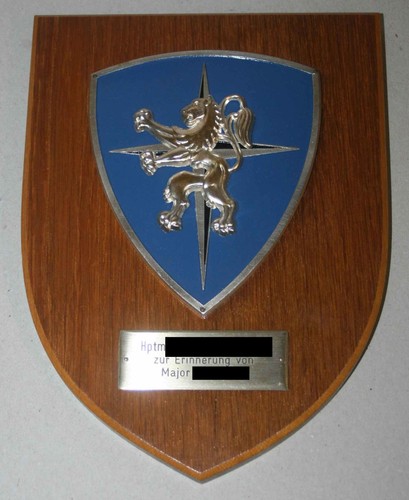 Holztafel mit wappen greek - mit,