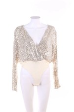 H&M Body Langarm Pailletten M