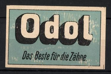 Reklamemarke odol das beste - das,
