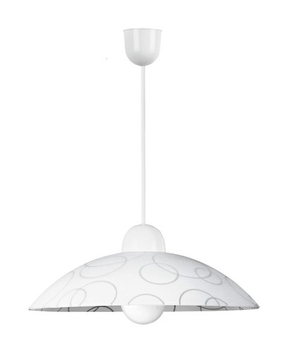 Küchenlampe weiß e27 1x60w - weiß,