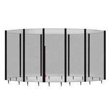 Sicherheitsnetz für 10 Netzstangen am Trampolin 427 - 430 cm - Netz (JS+EXD-S)