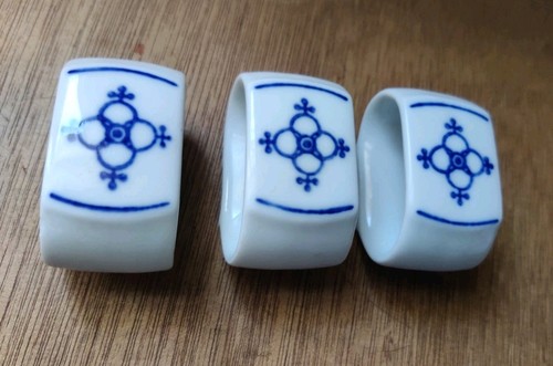 Serviettenringe blau saks - serviettenringe,,