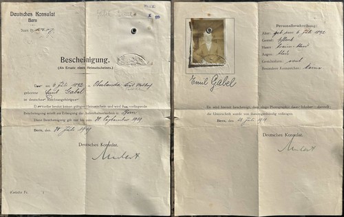 Ersatz heimatschein deutsches - ersatz,