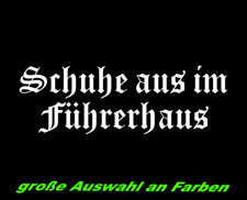 Schuhe aus im Führerhaus 30cm