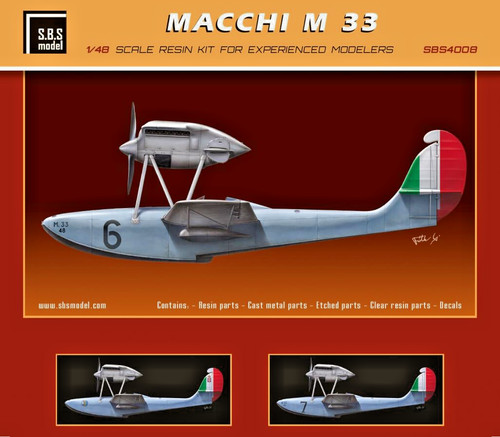 Macchi full kit 48 sbs - m.33, 1/48