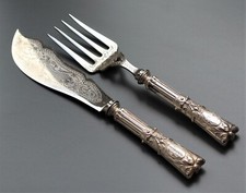 ANTIKES FISCHVORLEGEBESTECK