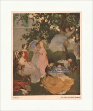 Im Garten Jugendstil von Paul Merse von Szinyei Budapest Polen Jugend 0018