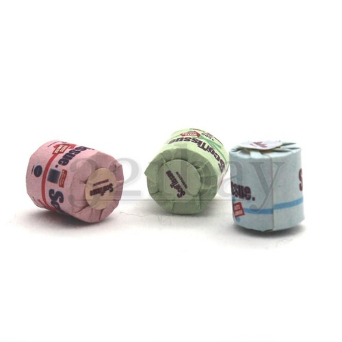 Puppenhaus toilettenpapier set - puppenhaus,