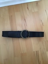 Schuchard&Friese Tailengürtel Schwarz Leder Gr.90  Nie Getragen