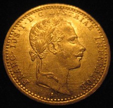 MDS ÖSTERREICH KAISERREICH 1 DUKAT 1861 A "FRANZ JOSEPH II.", GOLD  #4