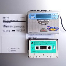 Sony Walkman WM-GX410 Cassette Player Recorder FM/AM Serviced Japan