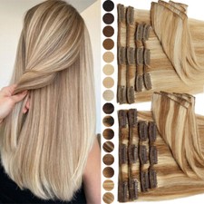 DICK 8 Tressen Echthaar Clip