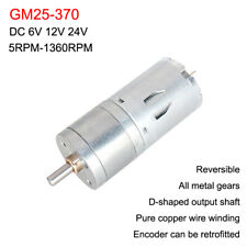 5RPM-1360RPM Getriebemotor 6V