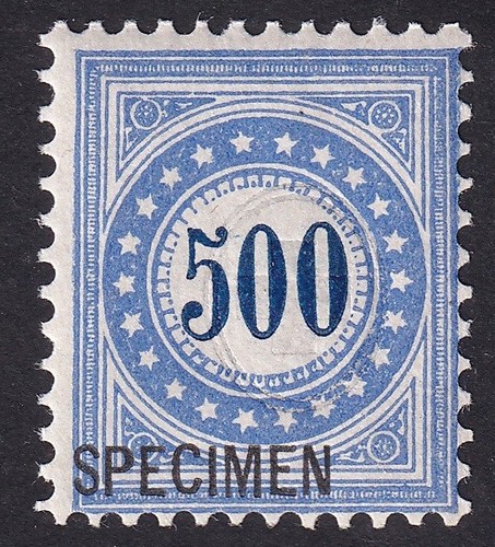Schweiz portomarken specimen - portomarken,