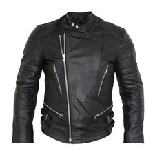 Retro Lederjacke Motorrad