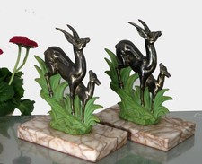 Art Deco Buchstützen MARMOR
