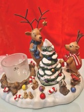 Partylite Rentierteelichthalter x mas P8536 rar