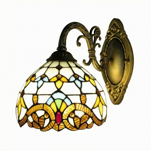 Tiffany wandleuchte mehrfarbig - tiffany-wandleuchte,