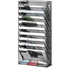 Zeitungshalter Wand mit 10